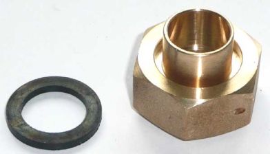 Wasserz�hler - L�t - Verschraubung 3/4'' x 15 mm, Messing
