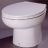 Kpl. Keramik-WC Sanimarin Comfort Plus mit integrierter Kleinhebeanlage, Wassersp�lung, Pumpe, f�r Garten, Boot, Wohnmobil - 24 V