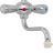 Ersatz-Armatur f�r EBK 5, Griffe chrom