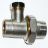 Heizk�rper - Verschraubung 1/2'' x 15mm Durchgang, absperrbar mit L�tanschlu�