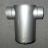 Edelstahl-Abgas-Schalld�mpfer  130mm  T-Form
