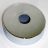 Hahnrosette d=61mm Messing verchromt 1/2'' h=15mm