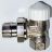 Heimeier Thermostatventil 1/2'' Eck V-Exact II