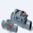 Kessel-R�ckstau Doppelverschluss Staufix 70 mm Durchgangsform