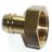 Messing Gewindet�lle 6mm mit Innengewinde  1/8''