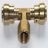 T-St�ck  16x2mm-1/2''-16x2mm  mit Innengewinde als Steckfitting f�r MSV-Rohr