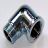 Winkel 3/8'' IG / AG, verchromt
