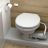 Kpl.-WC Sanimarin Maxlite mit integrierter Kleinhebeanlage und Wassersp�lung, f�r Garten, Boot, Wohnmobil - 12 V