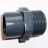 PVC-U  �bergangs-Muffennippel 16mm x 3/8'' AG