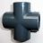 PVC-U  Kreuz-St�ck  25mm