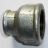 Temperguss Fitting Reduziermuffe 1/4''x1/8'' IG verzinkt  Nr. 240
