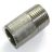Edelstahl  Anschwei�nippel 3/8''  30 mm