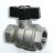 Edelstahl-Kugelhahn mit Fl�gelgriff mit 1/4'' Innengewinde