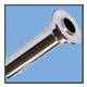 Verchr.Anschlu�rohre 12mm 3/4''